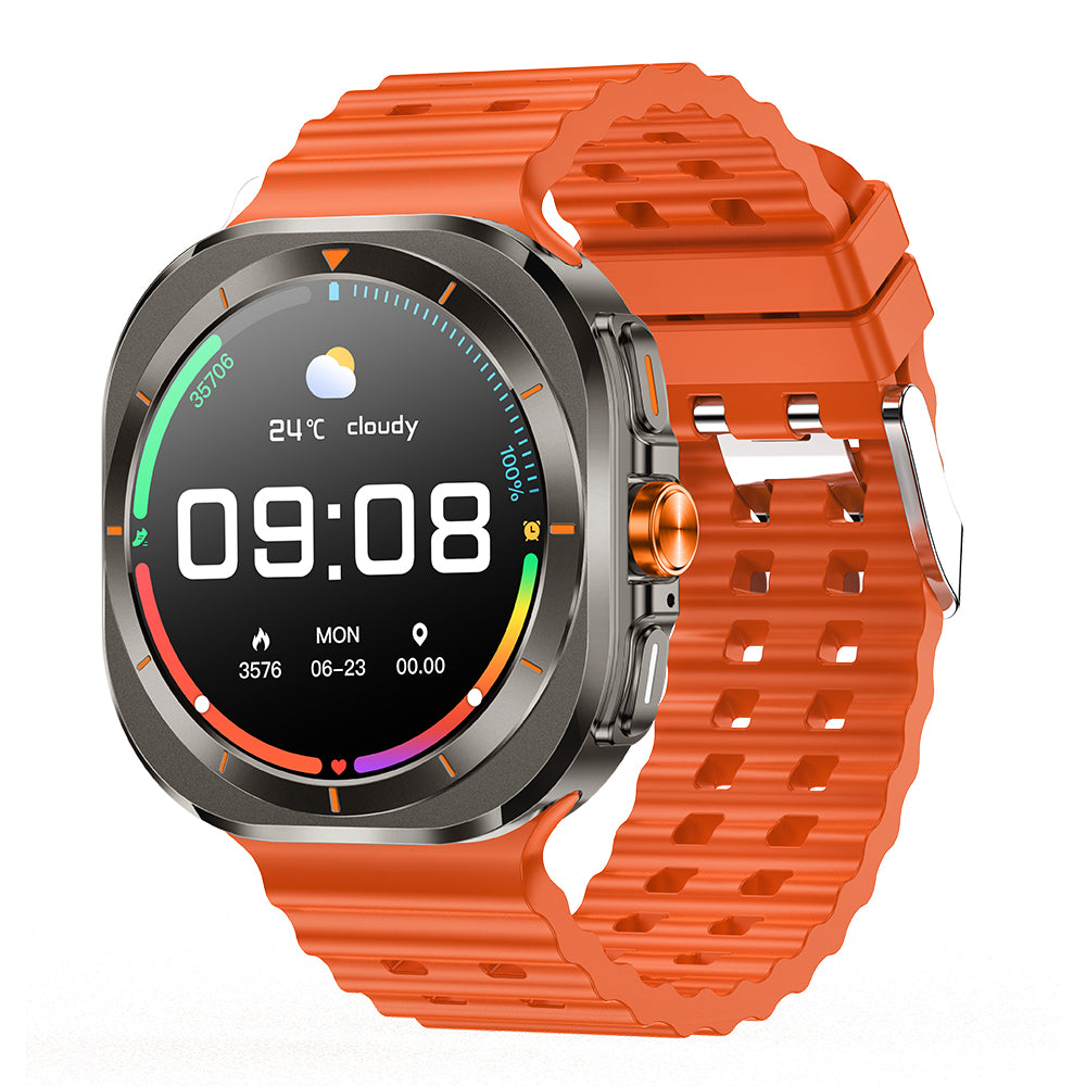 Montres intelligentes étanches IP68, boussole, application RDFIT, double bracelet de montre, montre intelligente en alliage Z7 ultra.